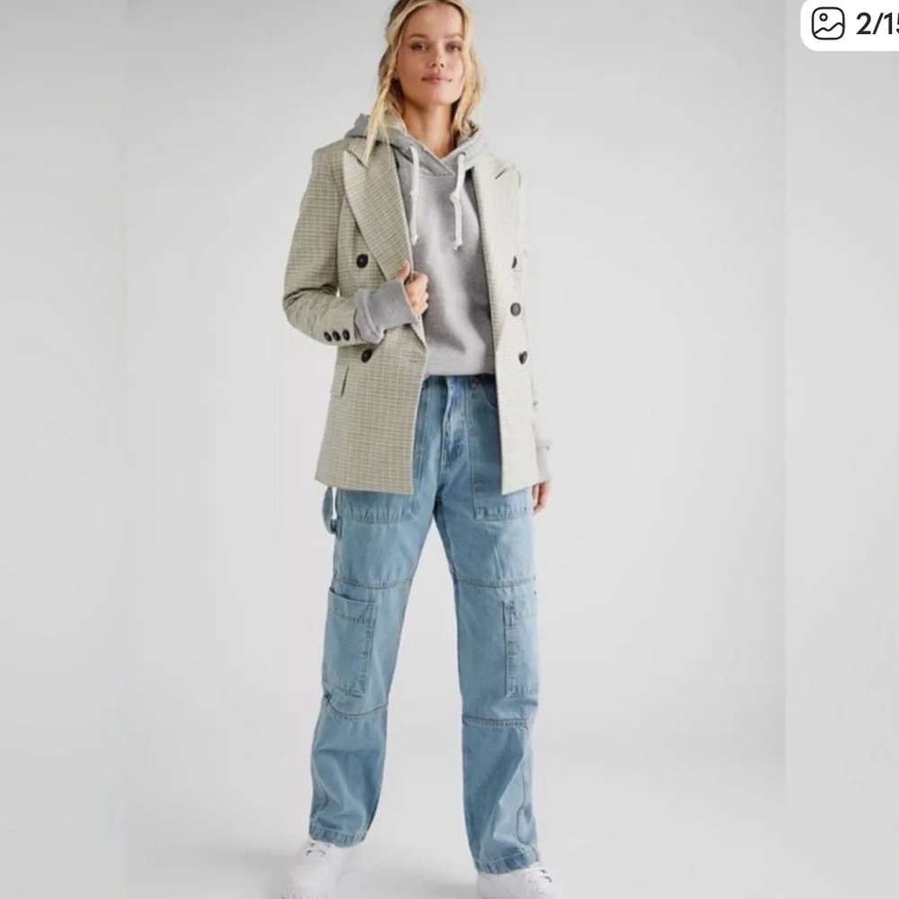 The Ragged Priest Combat High Rise Jeans Blue Size 32 - Picture 2 of 4